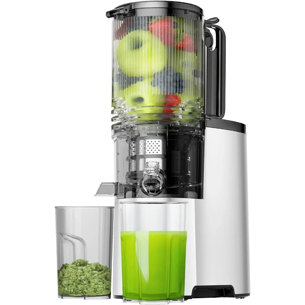 

Cold Press Juicer, 400w Slow Juicer Machines with 5.4" Wide Feed Chute, Masticating Juicer for Whole Vegetables & Fruits