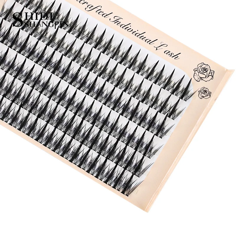 Wholesale Eyelash Extension 5/10/50/100 PCS 6 Rows Wispy Russian Natural Individual Lashes Mink Fake Eyelashes Makeup Faux Cils