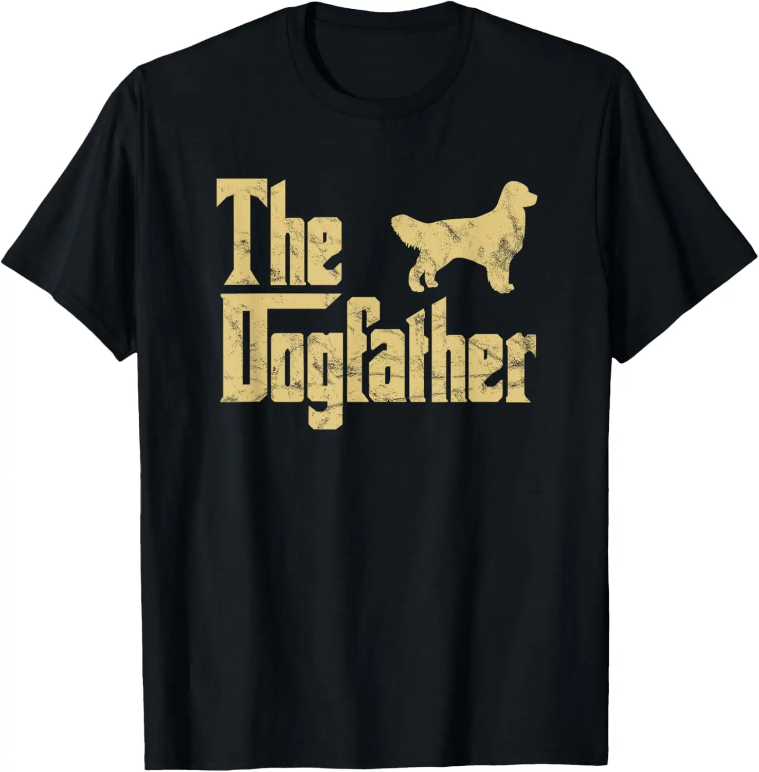 

Golden Retriever Funny Dog The Dogfather Parody T-Shirt