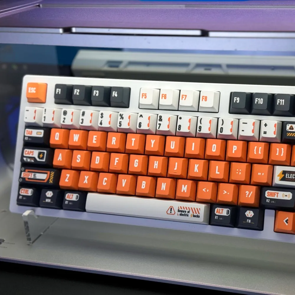 mecha-theme-keycap-pbt-original-highly-sublimated-mechanical-keyboard-keys-compatible-with-magnetic-axis