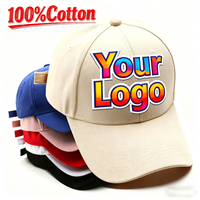 100%Cotton High Quality Men Baseball Cap Custom Logo Embroidery Print Adjustable Hats Outdoor Sports Adult hip hop Peaked Caps