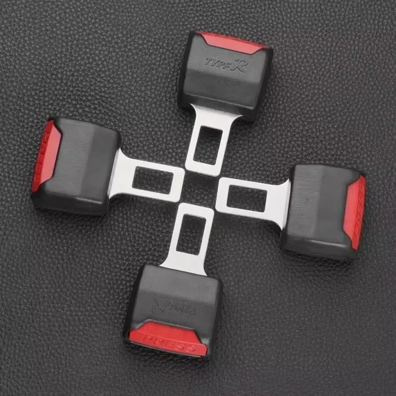 1/2PCS Thickened Car Seat Belt Extender Safety Seatbelt Lock Buckle Plug Anti-Noise Socket Extender Car Accessories