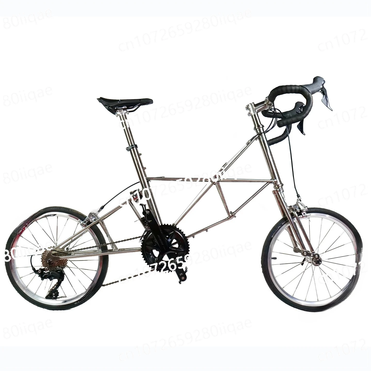 All Titanium Alloy TI MK3 Detachable BMX Non-folding Car 20 Inches