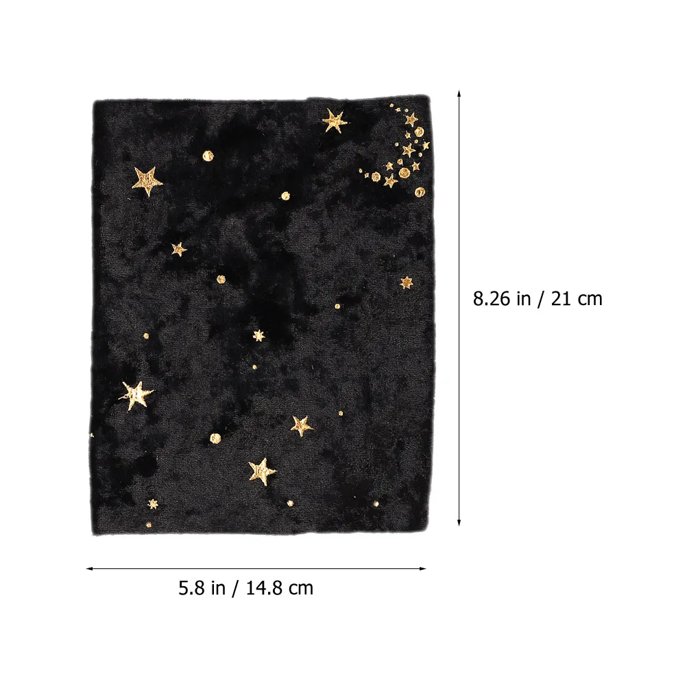 Reusable Decorative Book Cover Sleeve for A5 Notebook Journal Diary Protective Fabric Book Protector Pouch Stylish Student Gift