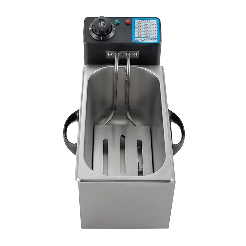 

4L glue head single cylinder electric fryer, commercial fryer, commercial electric fryer 4L capacity frying