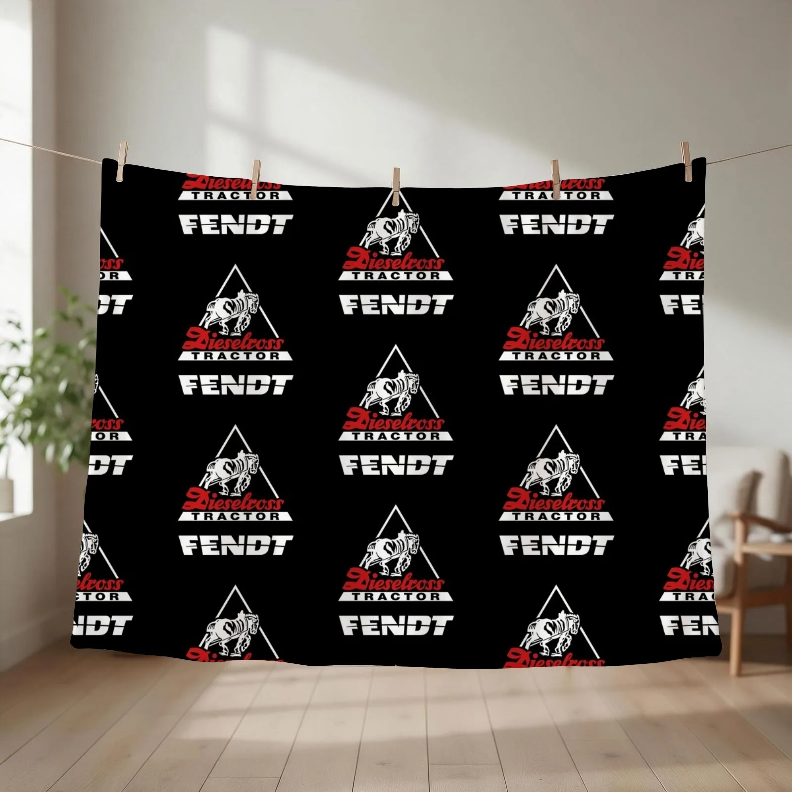 Amazing Fendt Dieselross tractor design Throw Blanket couch cozy soft plush fuzzy picnic outdoor blanket