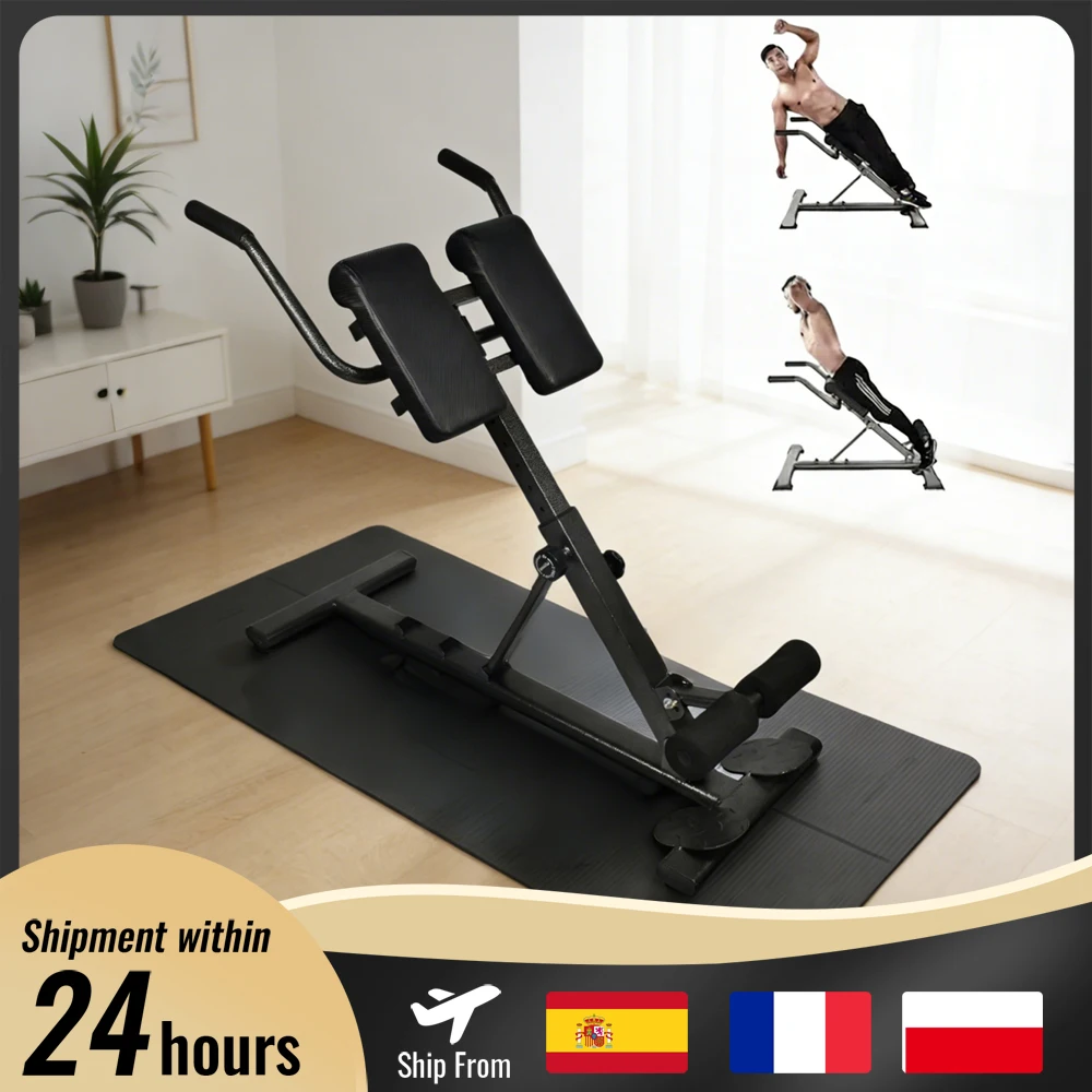 Roman Chair Hyper Extension Bench Chair, multifunktionale Back Gym Machine Bench Trainingsausrüstung Fitnessgeräte