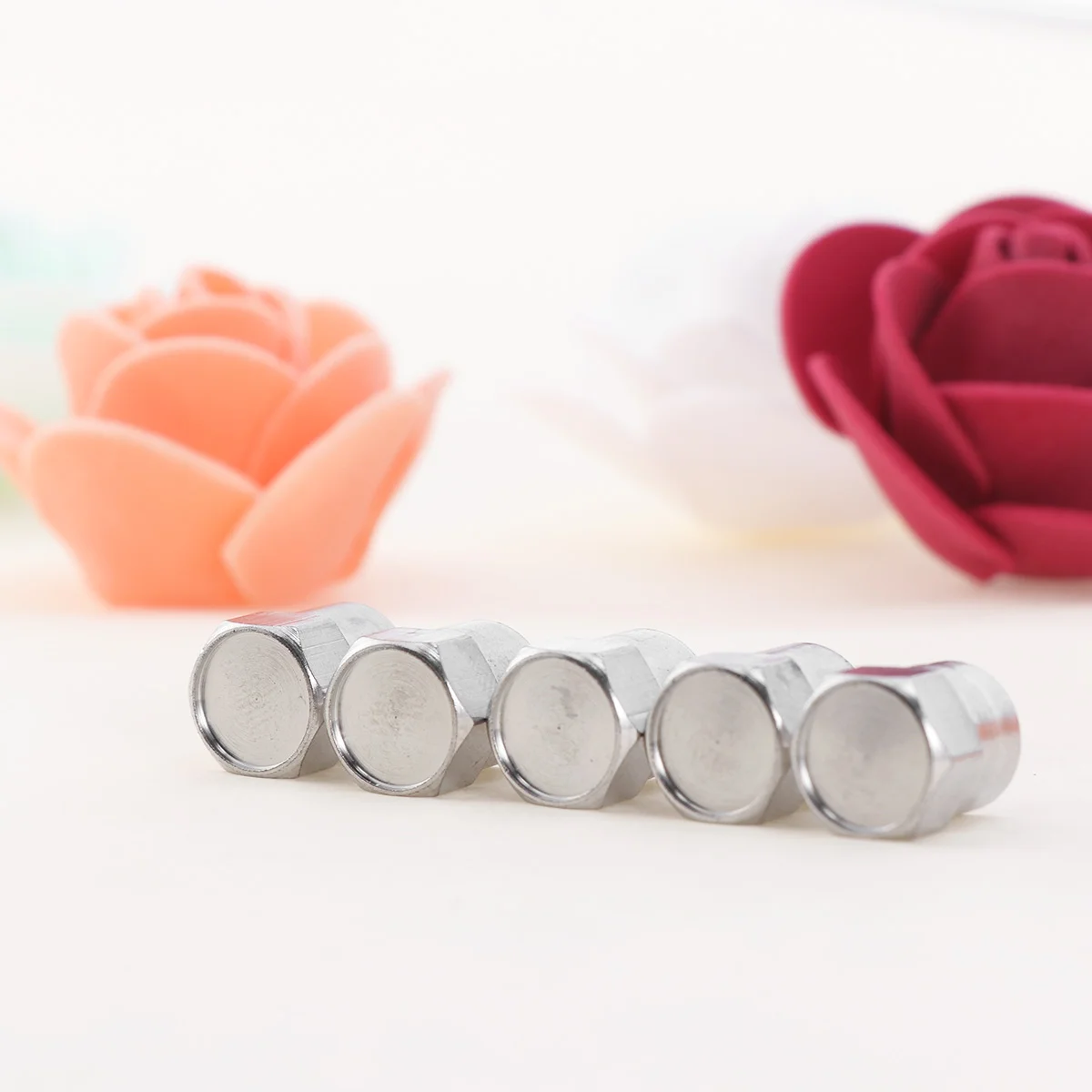 

20pcs Half Hexagon Universal Wheels Tire Stem Air Caps Hat Cover Vehicle Car Auto Accessories bicycle