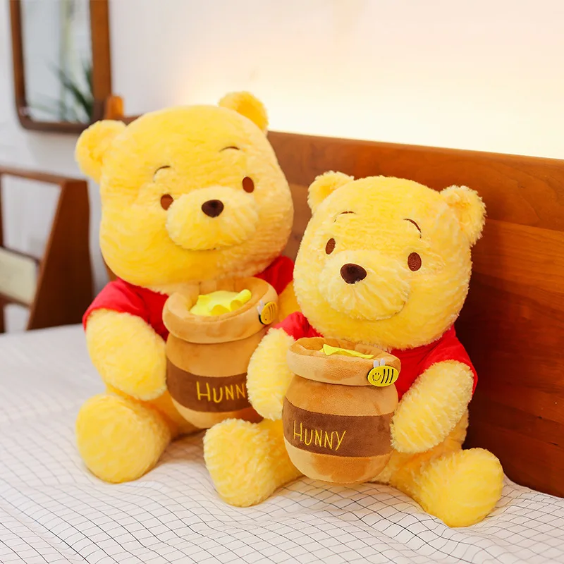 Disney Winnie De Poeh Honingpot Zacht Knuffel 35-75 Cm Anime Thema Knuffeldier Kawaii Beer pop Voor Kinderen Verjaardagscadeau