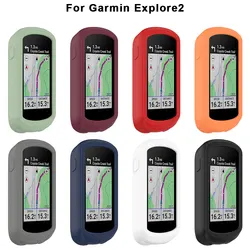 TPU Silicone Screen Protective Cover For Garmin Explore 2 Smart Watch Accessories Anti-fall Watch Soft Case Cover For Explore2