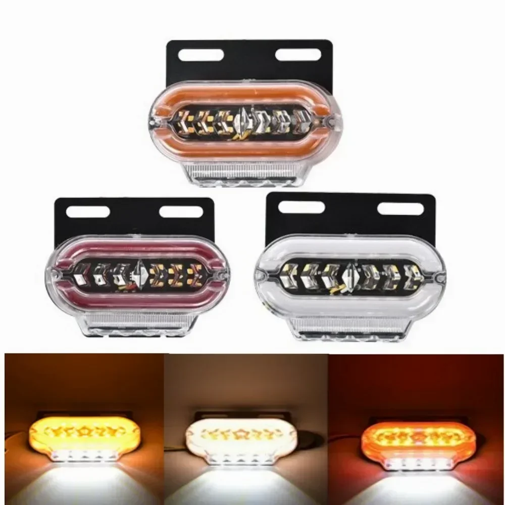 ATVOV 4PCS 29 LED 24V Car Truck Flash Side Marker Signal Light 3 Modes External Warning Clearance Indicator Lamp Trailer Caravan