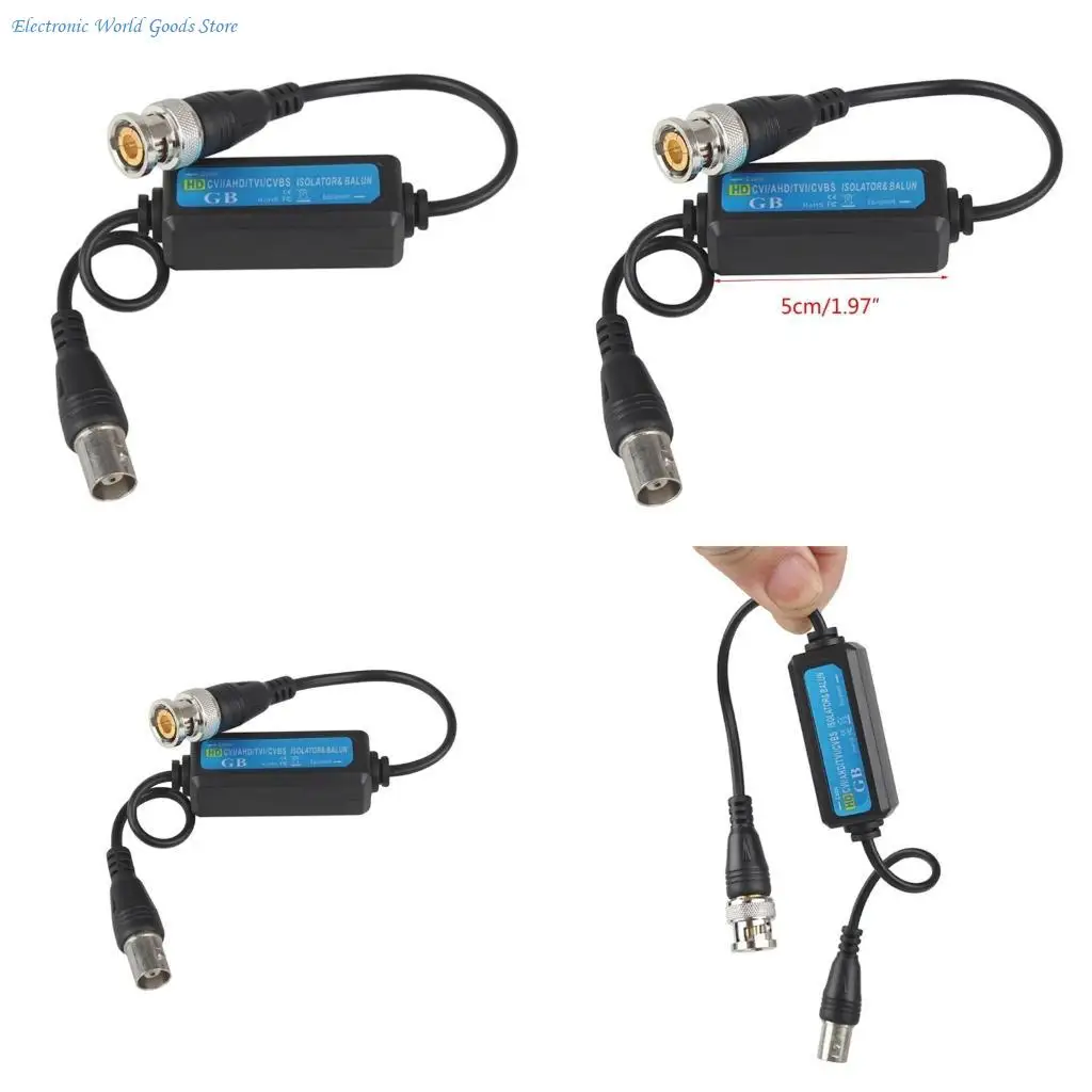 

Изоляторы контура заземления видео A3PD BNC «папа-мама» защищают вашу систему видеонаблюдения