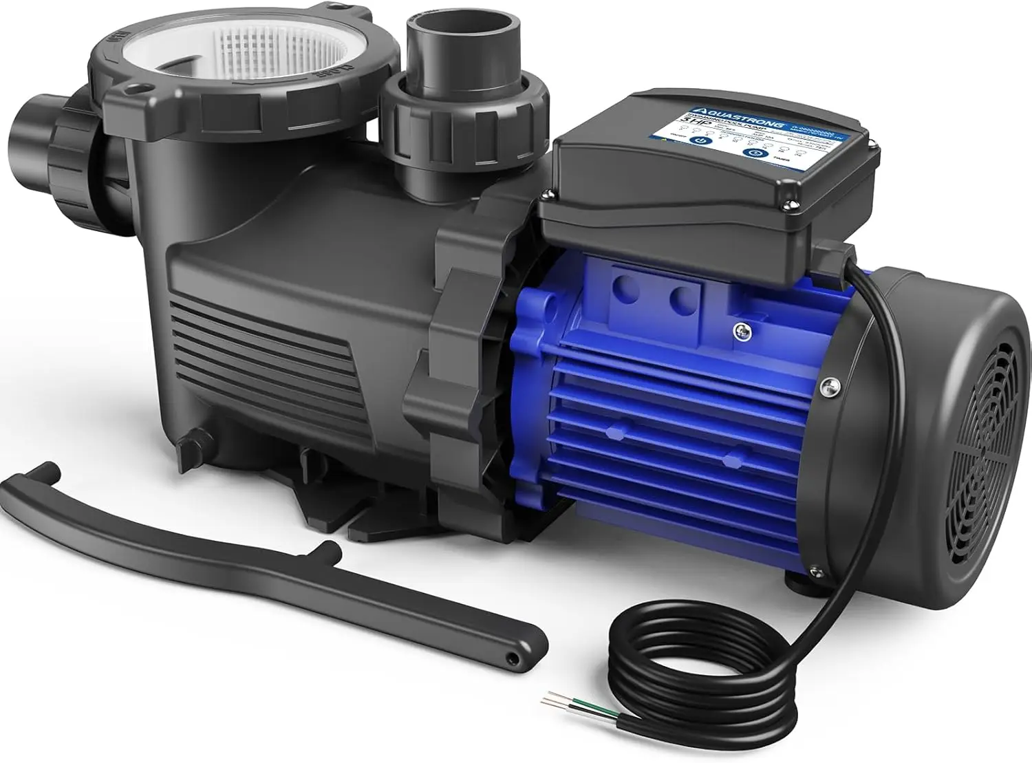 

3 HP In/Above Ground Pool Pump with Timer, 220V, 9350GPH, High Flow, Powerful Self Primming Swimming Pool Pumps with Filter