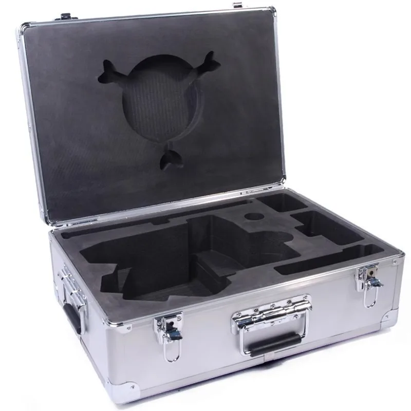Custom Reinforced Thickened Aluminum Flight Case, Handheld Shockproof Storage Box for Precision Instrument & Exhibition Gear