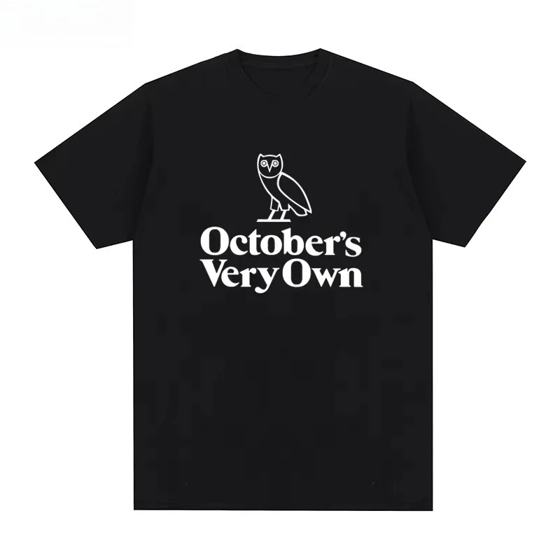 2025 Summer New OVO T-shirt Drake Tee Printed Graphic Fashion Casual High Quality Breathable Cotton Round T-shirt