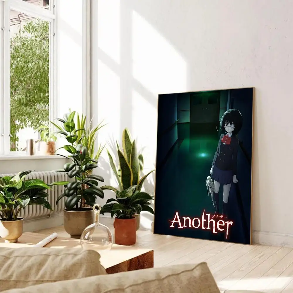 Japanese Horror Anime Another Poster Posters Sticky HD Quality Wall Art Retro Posters for Home Kawaii Room Decor