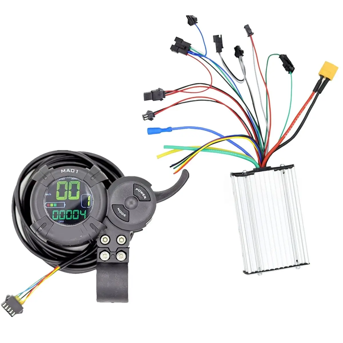 L79A Universal Controller for Electric Scooters 48V-60V 25A 6-Channel LCD Display Accelerator Scooter Motor Controller