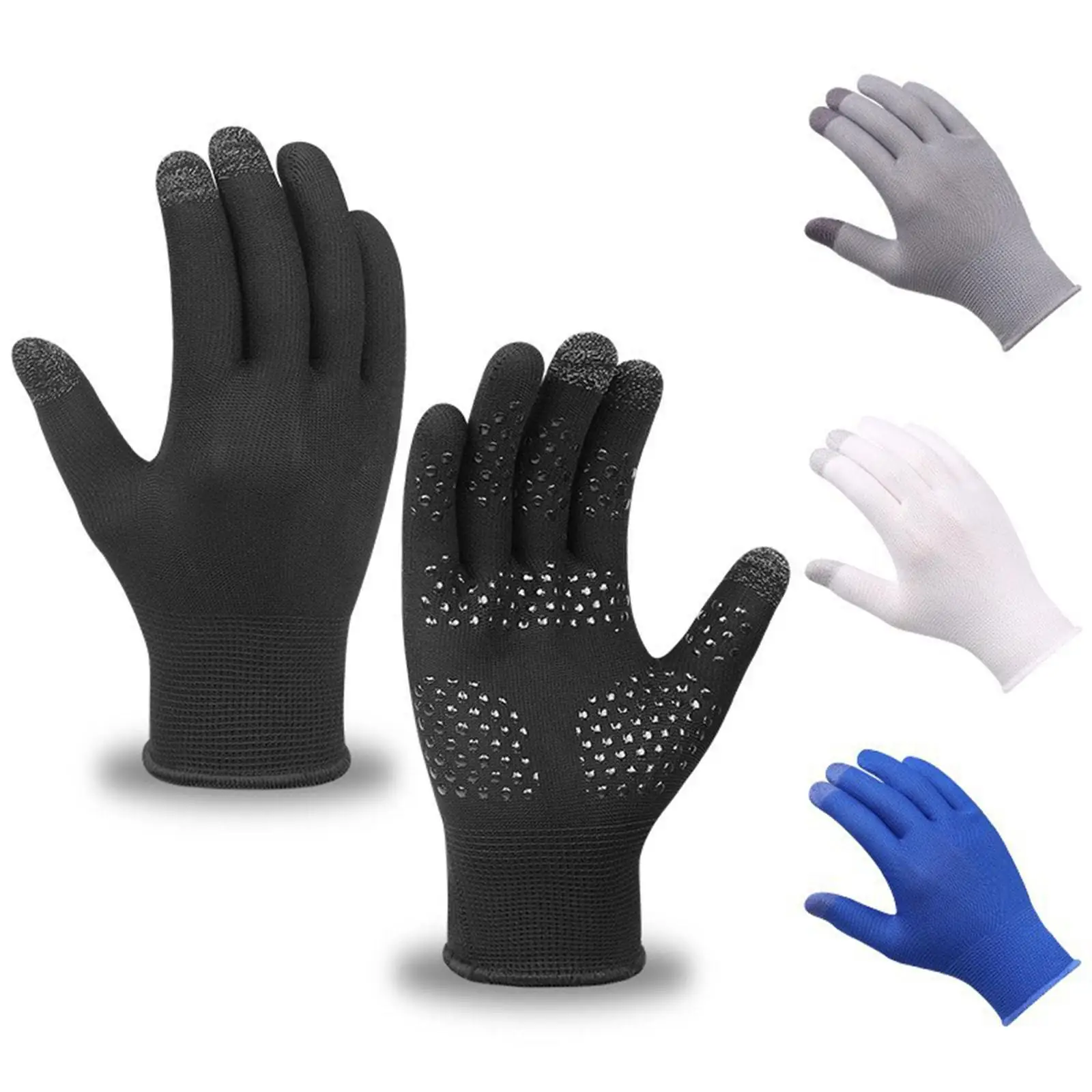 

Winter Touchscreen Gloves Warm Mittens Breathable Anti Slip Cold Weather Full Finger Climbing Gloves for Snow Driving Sports