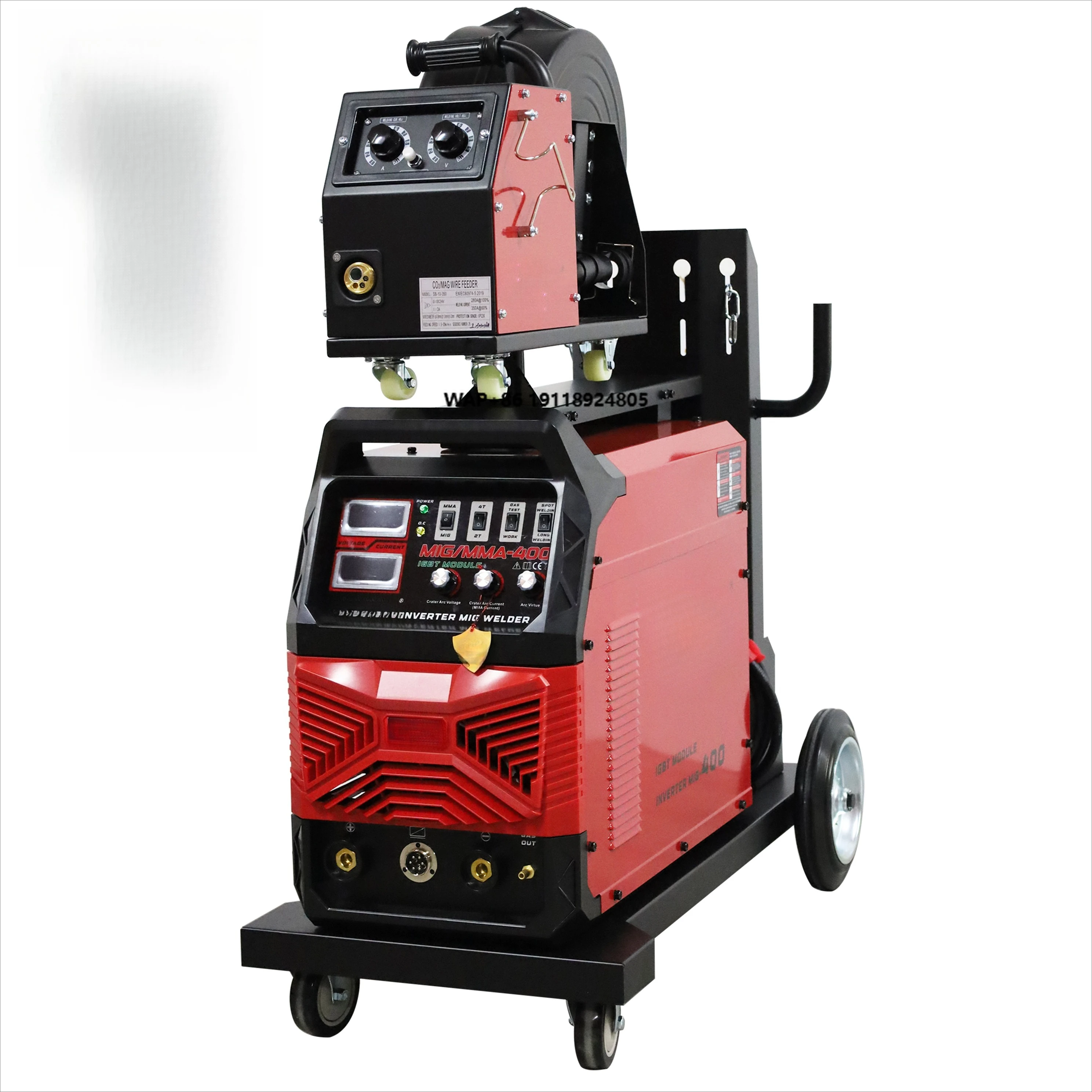 

Heavy Duty 3 Phase 380V Industrial Gas Mig Welding Machine Equipo De Soldadura Mig 400 Amperios Mig Welding Equipment