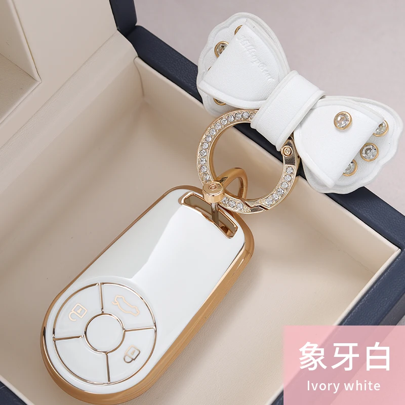Neue TPU-Autoschlüsselhülle Schutzhülle Tasche für Great Wall GWM ORA R1 R2 Good CAT Schlüsselanhänger Zubehör – Detail 5