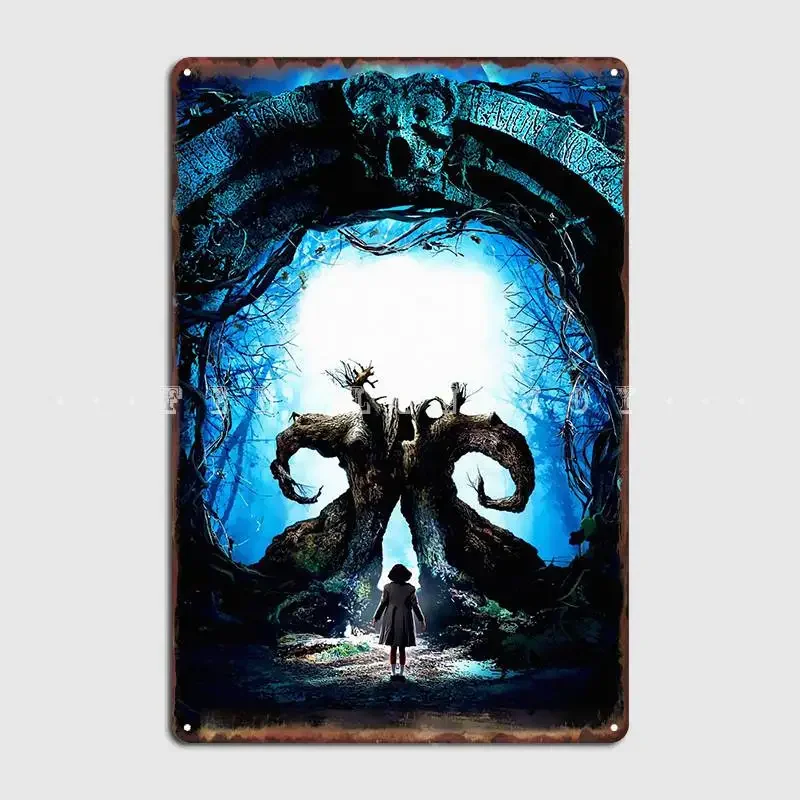 Pans Labyrinth Poster Metal Plaque Cinema Living Room Bar Cave Printing Poster Tin Sign Posters