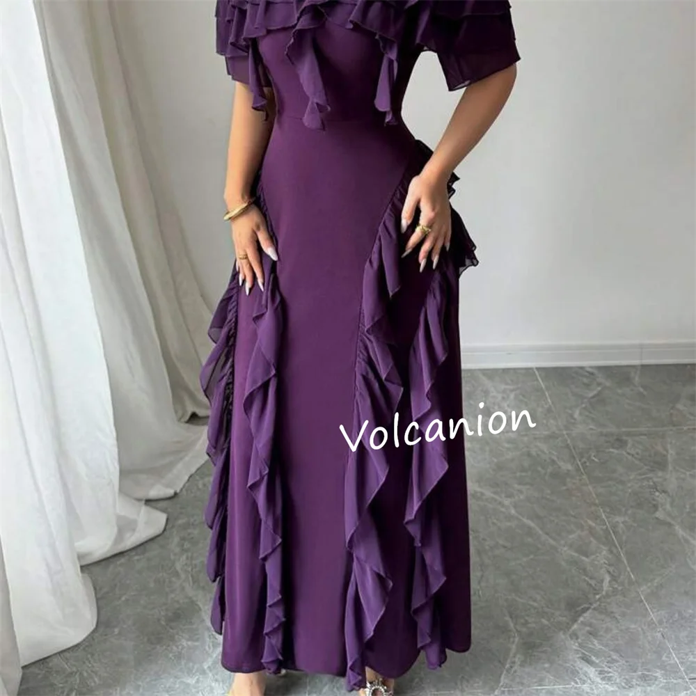 تخصيص جيرسي كشكش السباغيتي حزام ألف خط فساتين متوسطة الطول مفصل مناسبة حفلة عادية بسيطة الطراز الحديث