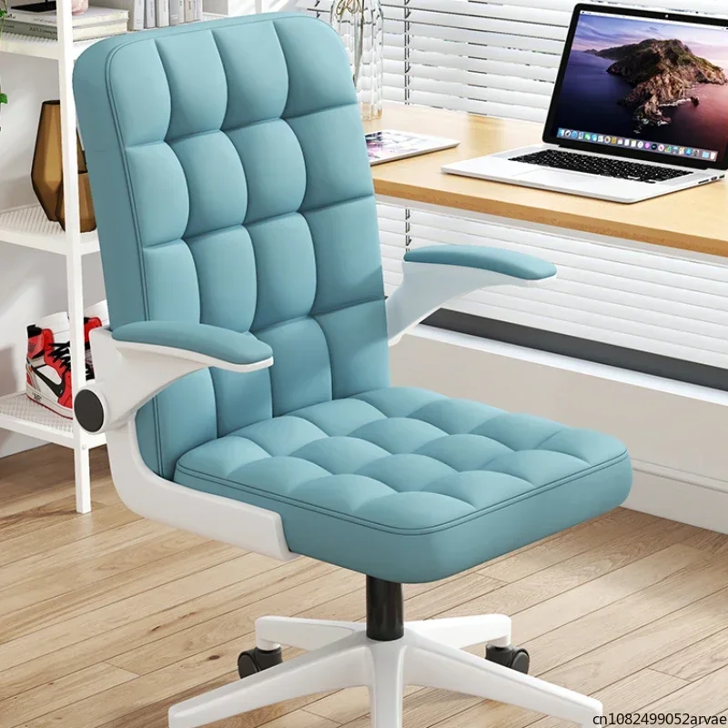 

Simple Home Computer Office Chair, Comfortable Sitting Conference Chair, Swivel Armrest Backrest Chair