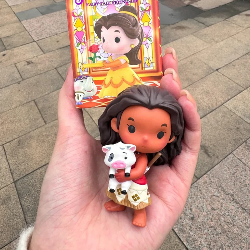 Disney Princess And Her Friends Series Blind Box Popmart Mystery Box Lucky Box Kawaii Princess Anime Figures Girl Birthday Gifts