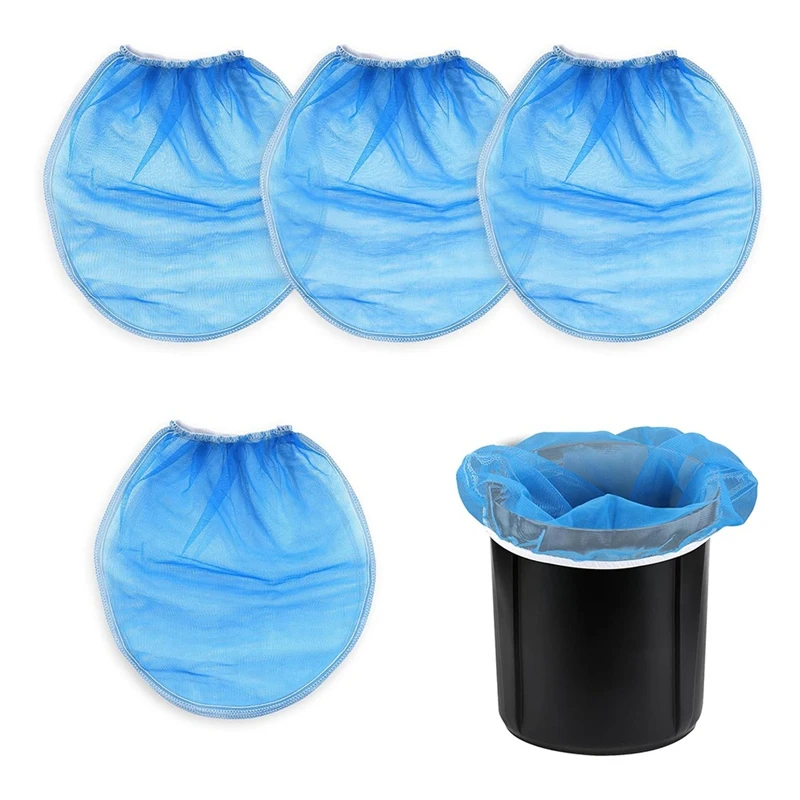T61C_5pcs Paint Strainer Bags,Fine Mesh Paint Filter Bag Elastic Opening