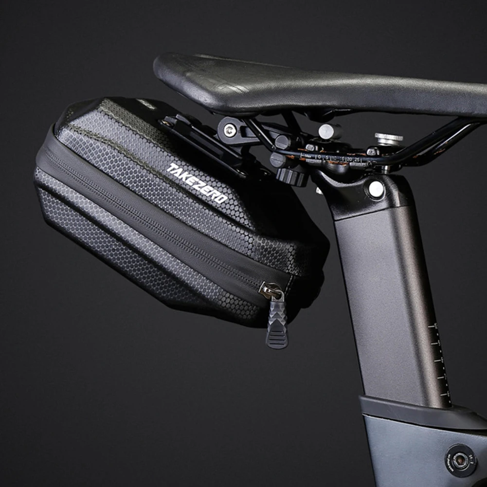 Bike Saddle Bag 0.8/1/2/4/5L Small Waterproof Storage Black Tail Rear Pack Accessory Kit Tool Reflective MTB Road Bicycle Bag