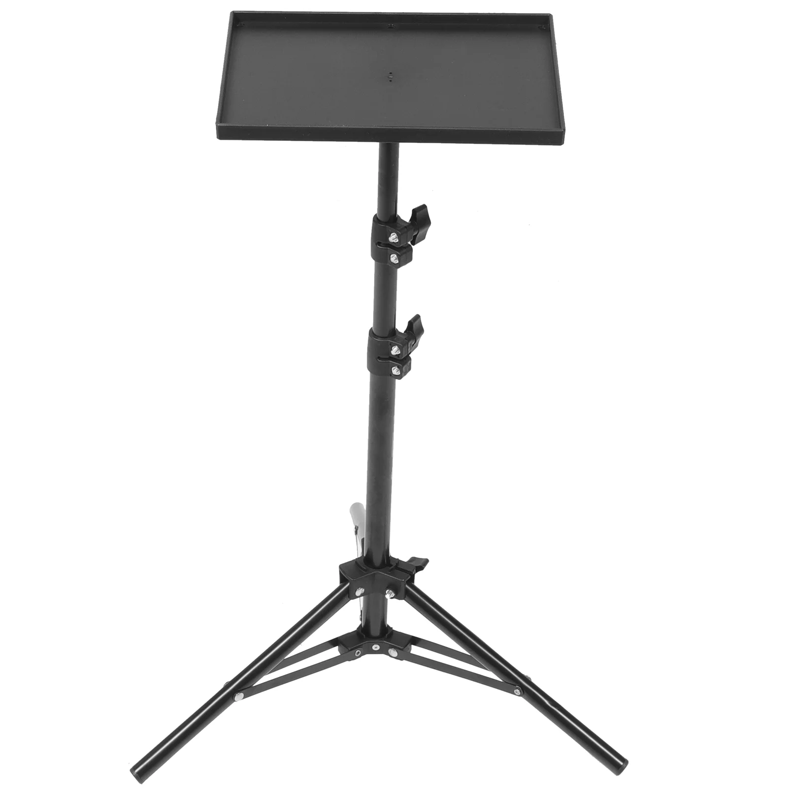 Tall Stand Musical Instrument Projector Tripod Shelf Mount Iron Adjustable Laptop Computer