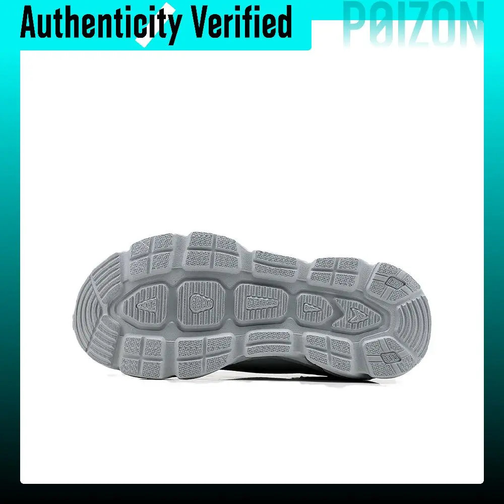 XTEP Synthetic Leather Abrasion Resistant Breathable Low top Outdoor Shoes Men's Ultimate Gray Black 974219170017-3/