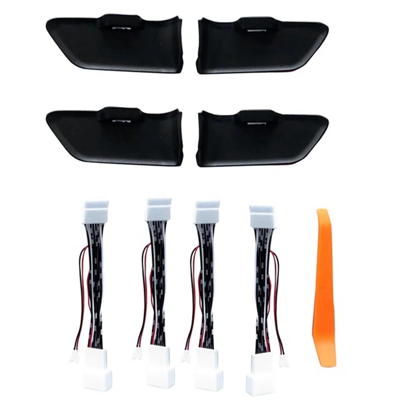 LICE-12X Toyota Corolla 2020 2021 도어 보울 팔걸이 분위기 라이트 인테리어 LED 블루 도어 보울 핸들 프레임 라이트