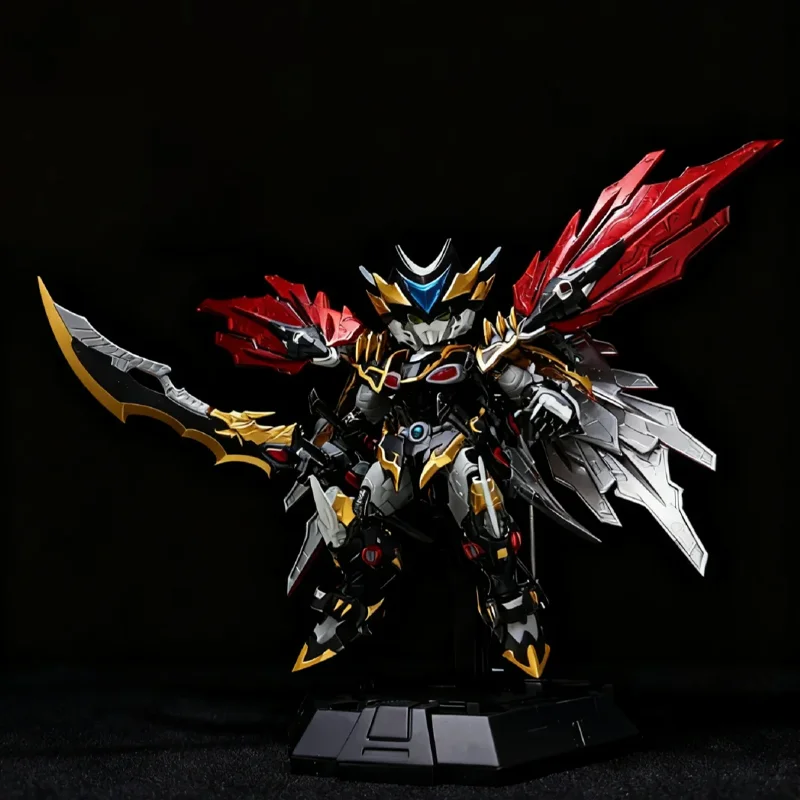 Zestaw do składania: silnik jądrowy, wersja Q, rama ze stopu Gan Jiang z elementami, podstawa ekspozycyjna, figurki akcji, zabawka edukacyjna dla dzieci.