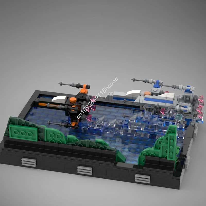 

678 шт. MOC March the Resistance Diorama Collection Episode Star Battle Model Строительные блоки Игрушки Сборка Дети Рождественские подарки