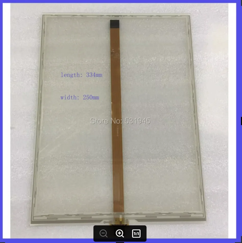 

ZhiYuSun New 15.4 Inch Touch Screen 334mm*250mm sensor glass 334*250 commercial use for touch on LCD display 6 line