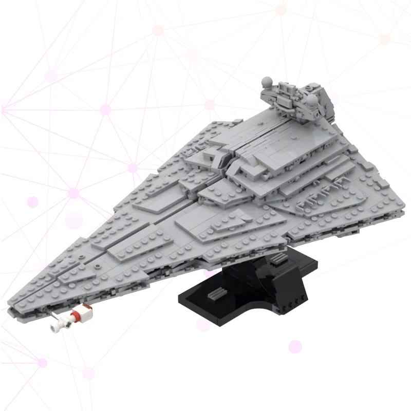 

1211PCS MOC-221421 Imperial Class Destroyer Star Batter Spaceship Space War Movie Model Building Blocks Bricks Toy Adult Gift