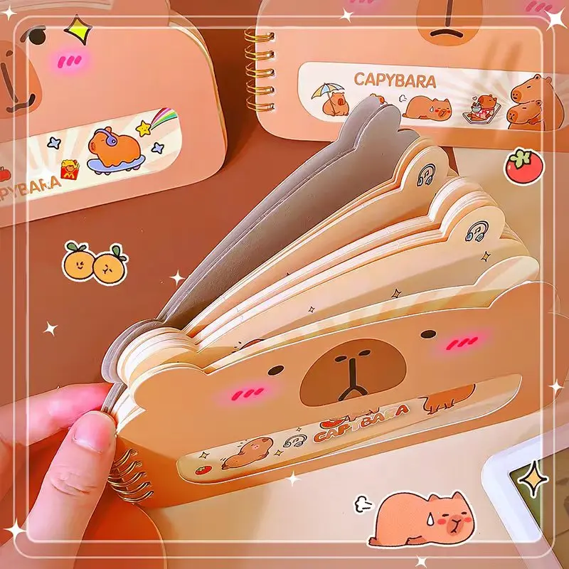 Aesthetic offices accessories kawaii stationery back to school diary Agenda weekly planner capybara notebook Notepad Sketchbook