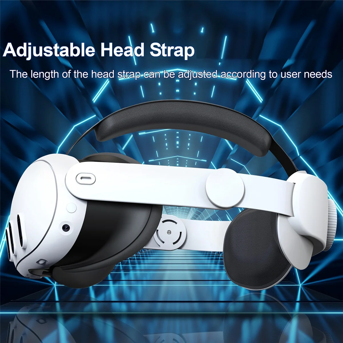 For Meta Quest 3 VR Head Strap VR Halo Strap Adjustable Comfortable Head Strap for Meta Quest 3 VR Accessories