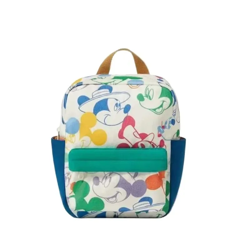 ديزني كارتون ميكي حقيبة مدرسية جديدة للأطفال حقيبة مدرسية عصرية للطلاب حقيبة ظهر ذات سعة كبيرة للأولاد والبنات