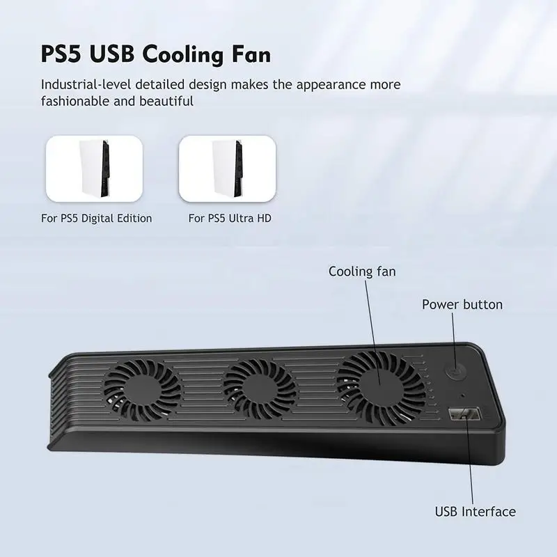 Thumbnail 4 - #13 PS5 Vertical Stand With Fan Discount Picks