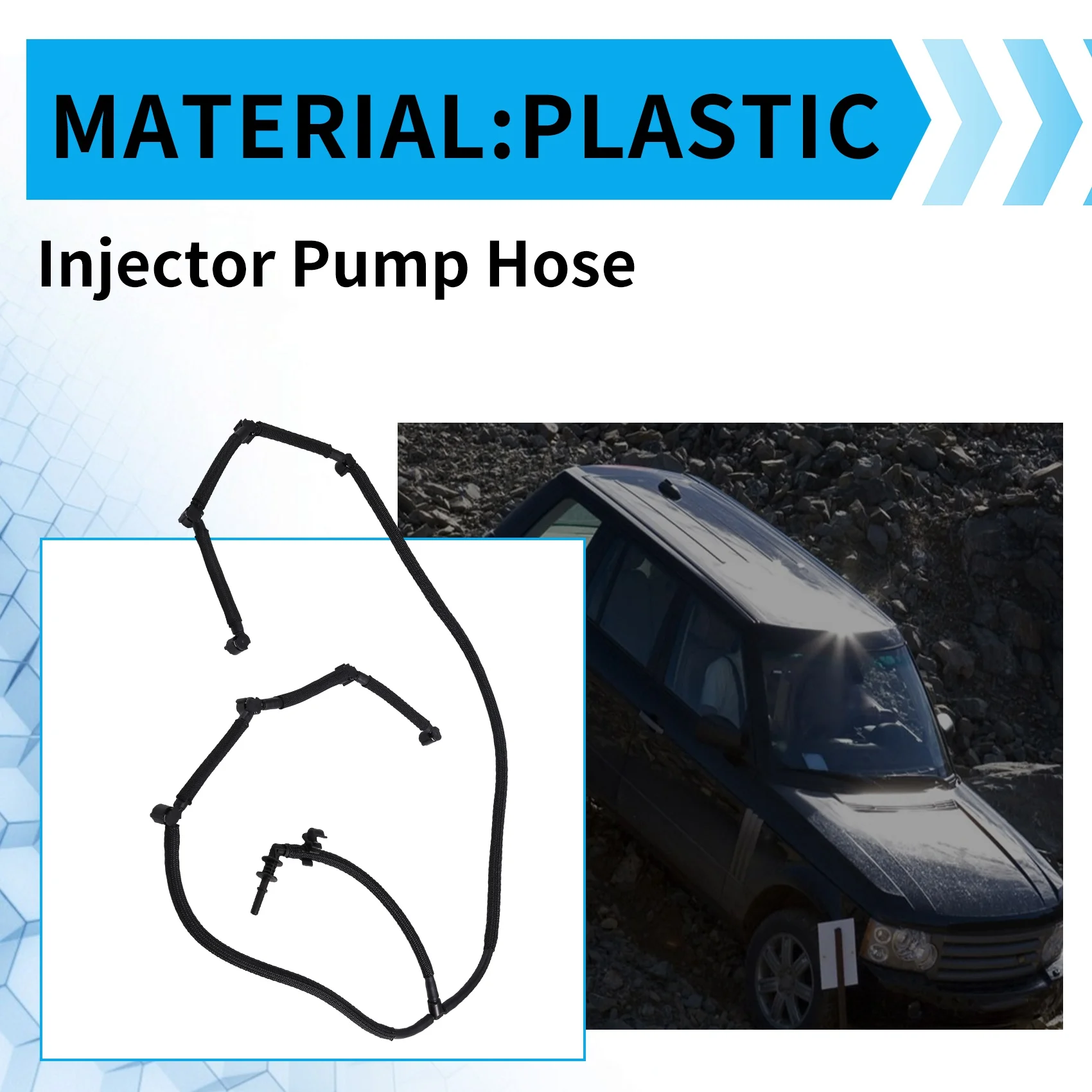 

НОВЫЙ шланг насоса форсунки LR022590, возврат масляной трубы для Land Rover Range Rover 4,4L GL4011 AH4Q-9K022-Cc