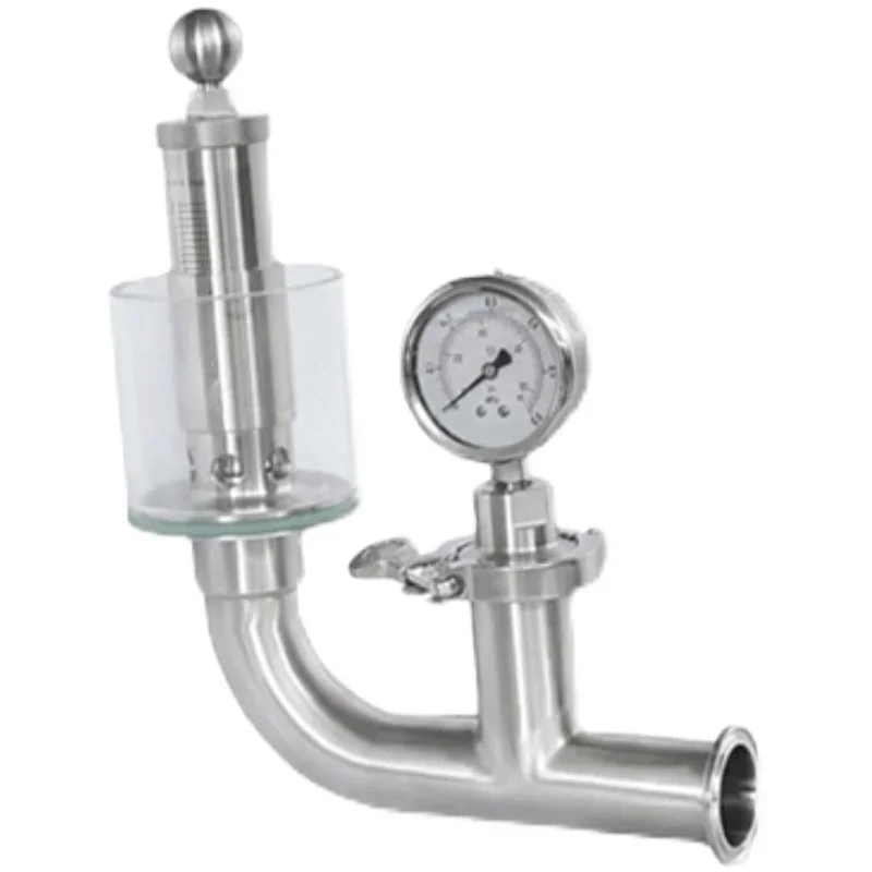 

304 stainless steel automatic sanitary exhaust valve, beer fermentation tank safety exhaust valve pressure relief valve, water s
