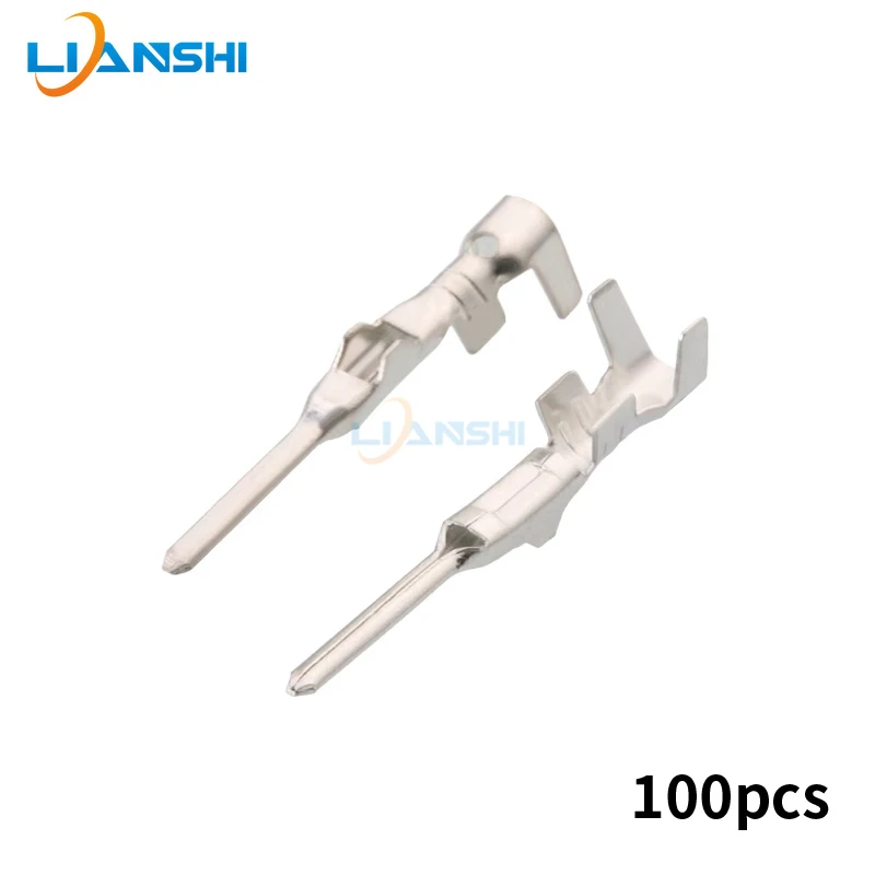 100pcs Automotive Xenon lamp connector 1.5 strip terminal HID plug 282109-1 2824044-1 DJ611-1.5B