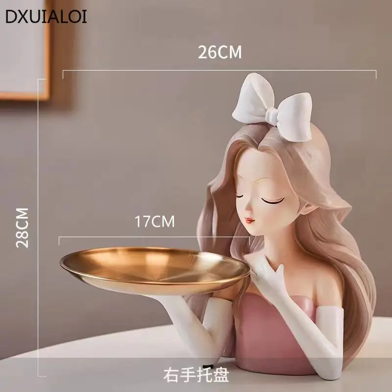 1pc home decor ornaments Entry key and miscellaneous storage tray Fruit Snack Plate gift