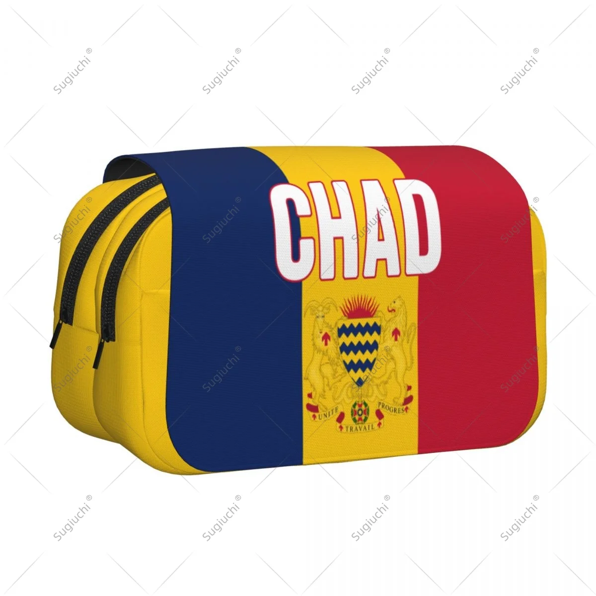 

Пенал, сумки для ножниц, 3D флаг Чедви, двухслойная ткань Оксфорд, канцелярские принадлежности, коробка для ручек, чехол