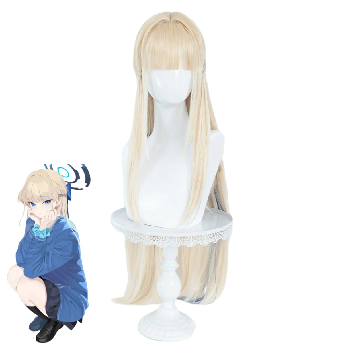 لعبة الأزرق الأرشيف Asuma Toki تأثيري حلي اليابانية JK موحدة سترة معطف تنورة امرأة جميلة عيد الميلاد كرنفال البدلة 2025