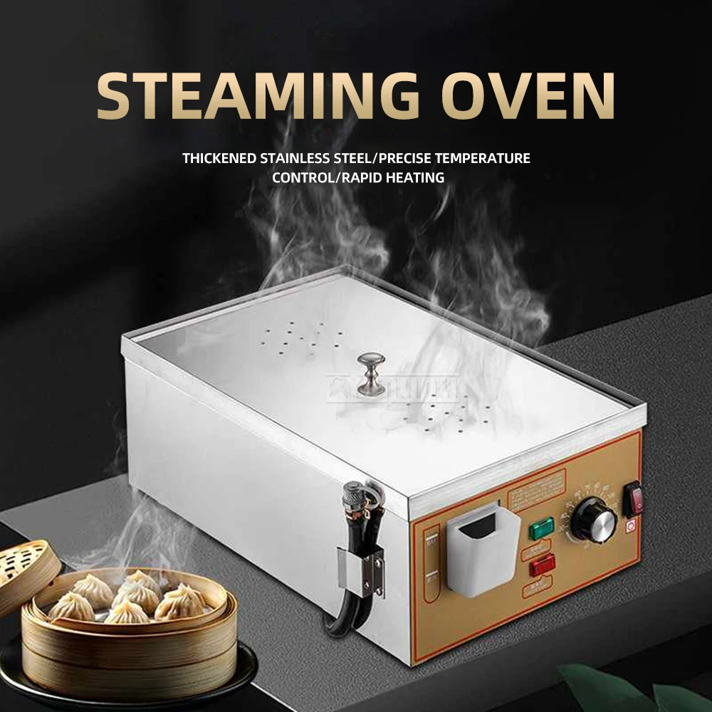 

Desktop Steamer Pot with 2-Hole Small Counter Top Steamer Pot for Quick Meals And Healthy Cooking