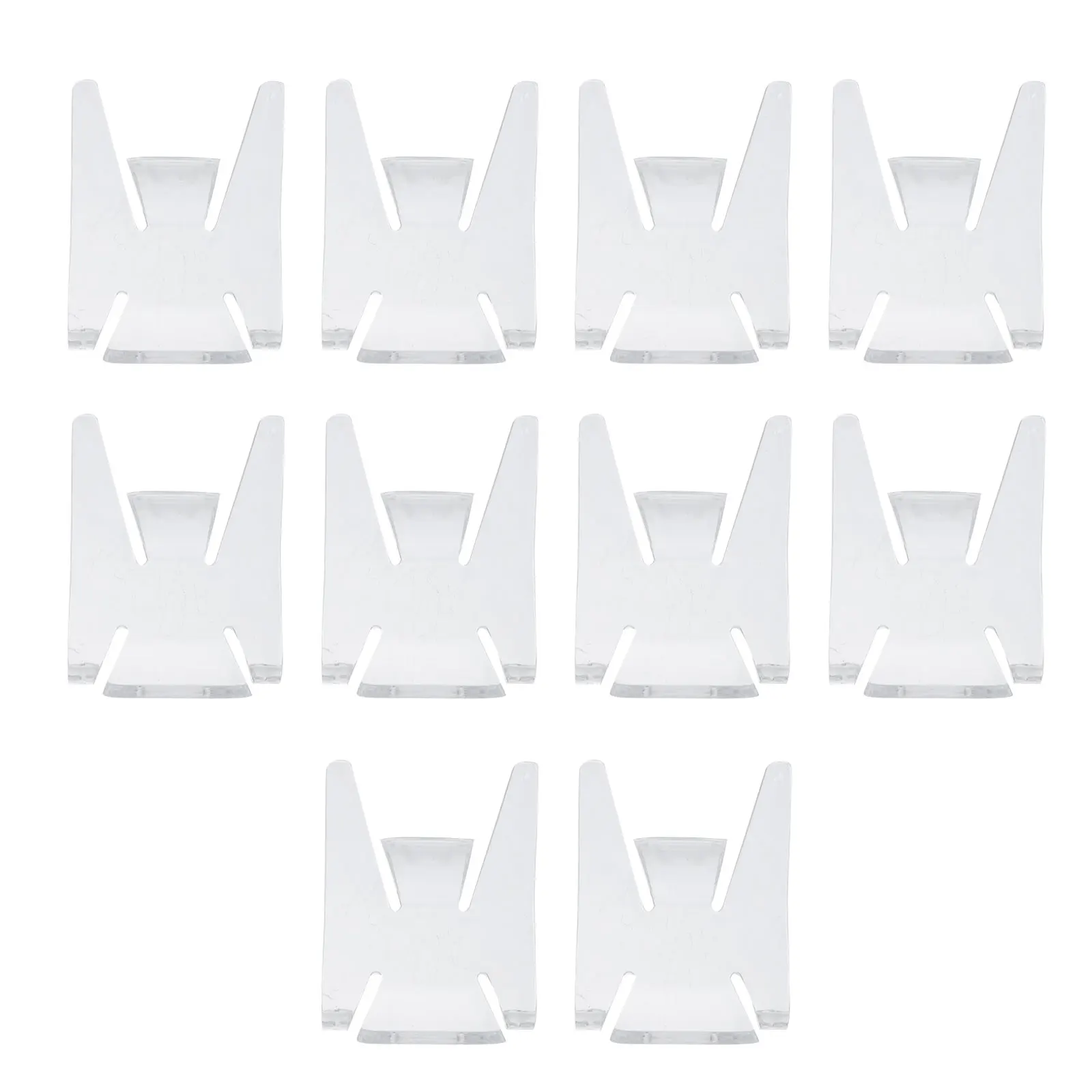 

10 Pcs Organizer Jewelry Display Stand Jade Ware Display Holder Jewelry Stand Acrylic Shelf Durable Compact Lightweight