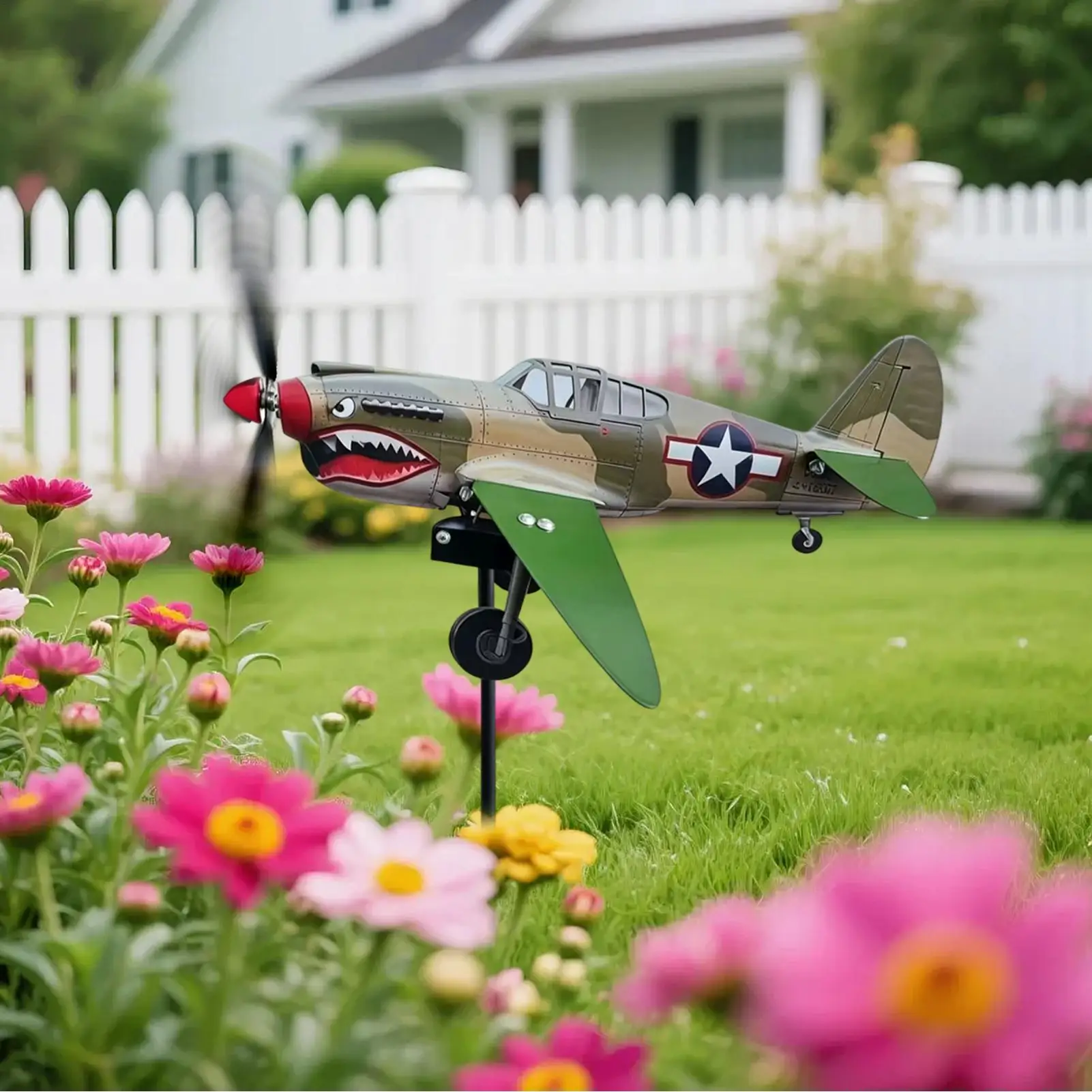 Garden Wind Spinners Funny Rotating Decorative Outdoor Wind Spinner Backyard Decor for Yard Lawn Patio Courtyard Flower Bed - view 4